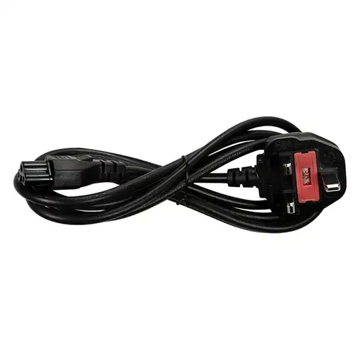 LogiLink CP120 cable de transmisión Negro 1,8 m BS 1363 C5 acoplador