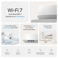 TP-Link DECO BE25(3-PACK) sistema Wi-Fi Mesh (Wi-Fi en malla) Doble banda (2,4 GHz
