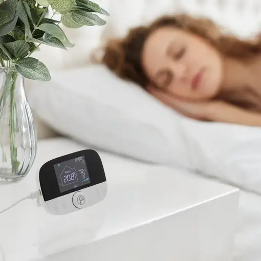 Termostato de ambiente Tellur Smart WiFi, TSH02, negro