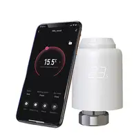 Tellur Smart WiFi Válvula termostática de radiador RVSH1, LED, blanco