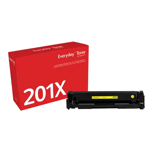 Everyday El tóner ™ Amarillo de Xerox es compatible con HP 201X (CF402X), Capacida