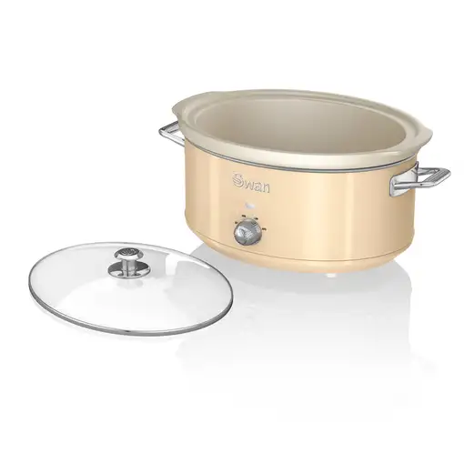 Olla retro cocción lenta, 6,5L recipiente extraíble antiadherente SF17031CNEU SWAN