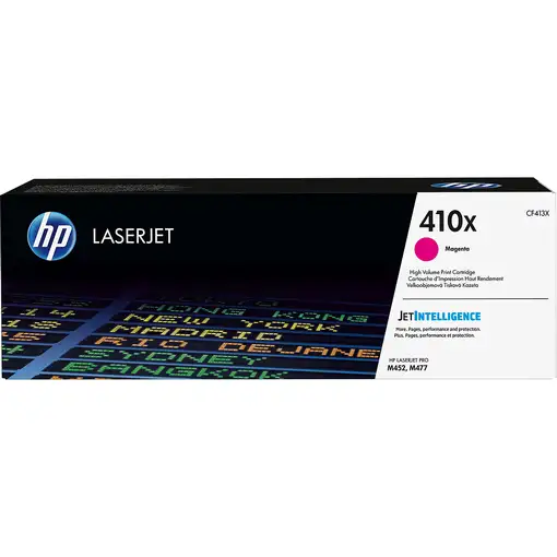 HP Cartucho de tóner original LaserJet 410X magenta de alta capacidad