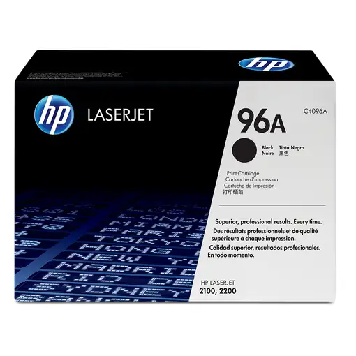 HP 96A Black Original LaserJet Toner Cartridge cartucho de tóner 1 pieza(s) Negro HP 96A Black Original LaserJet Toner Cartridge cartucho de tóner 1 pieza(s) Negro