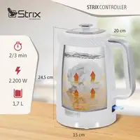 Elegance Set Tostador 2 Pan, Hervidor 1,7L Cafetera 1,25L, SKT1178WHT Briebe