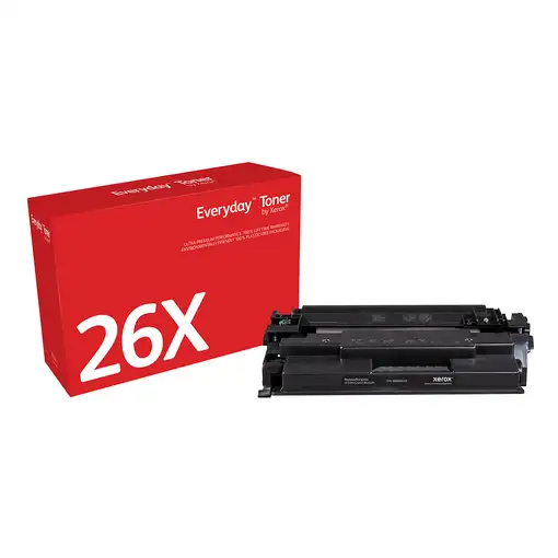 Everyday El tóner ™ Negro de Xerox es compatible con HP 26X (CF226X), Capacidad al