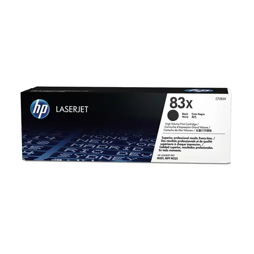 HP Cartucho de tóner original LaserJet 83X de alta capacidad negro