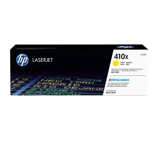 HP Cartucho de tóner original LaserJet 410X amarillo de alta capacidad