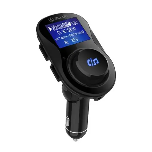 Transmisor FM para coche Bluetooth Tellur FMT-B3, negro