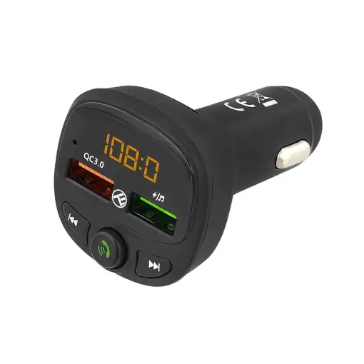 Transmisor FM Bluetooth para coche Tellur FMT-B7, negro