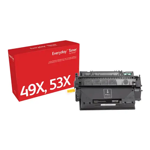 Everyday El tóner ™ Negro de Xerox es compatible con HP 49X 53X (Q5949X/ Q7553X),