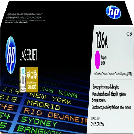 HP Cartucho de tóner original LaserJet 126A magenta