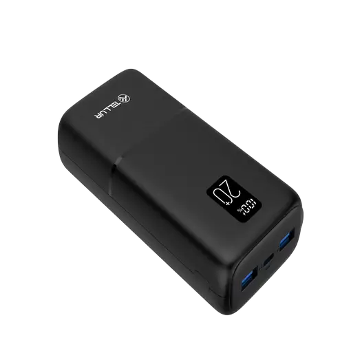 Tellur PD202 Boost Pro 20000mAh Power Bank, pantalla LCD, negro