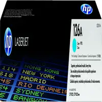 HP Cartucho de tóner original LaserJet 126A cian