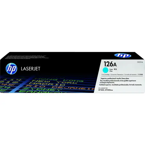 HP Cartucho de tóner original LaserJet 126A cian
