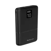 Tellur PD102 Boost Pro 10000mAh Power Bank, pantalla LCD, negro