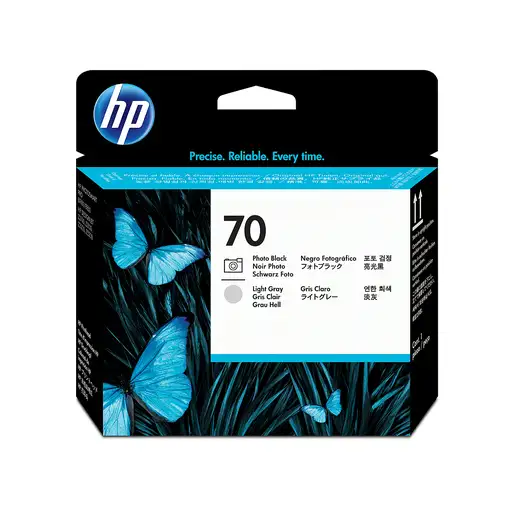 HP Cabezal de impresión DesignJet 70 negro fotográfico/gris claro HP Cabezal de impresión DesignJet 70 negro fotográfico/gris claro