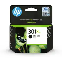 HP Cartucho de tinta original 301XL de alta capacidad negro