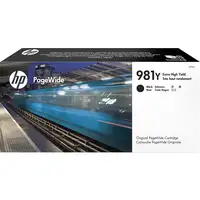 HP Cartucho original PageWide 981Y negro de alto rendimiento