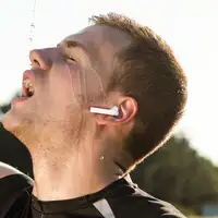 Auriculares Tellur Aura True Wireless, APP, blanco