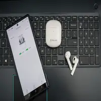 Auriculares Tellur Aura True Wireless, APP, blanco
