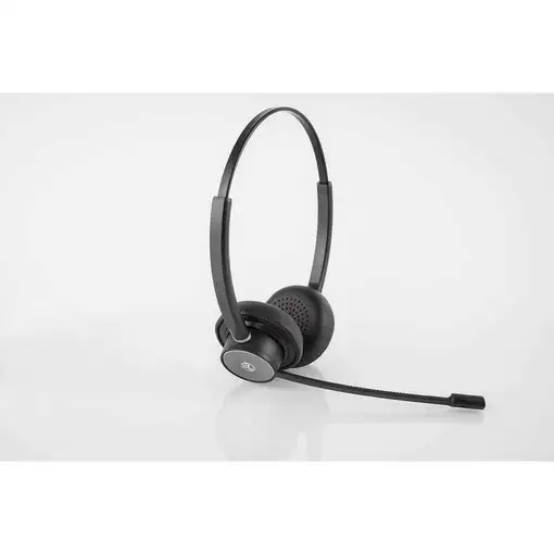 Voice 320 Auriculares para centro de llamadas con cable, binaurales, USB, negro