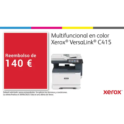 Xerox VersaLink C415 A4 40 ppm Copia/impresión/escaneado/fax a doble cara PS3 PCL5