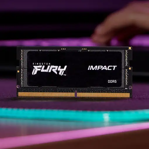 Kingston Technology FURY 32GB 6400MT/s DDR5 CL38 SODIMM (Kit de 2) Impact XMP