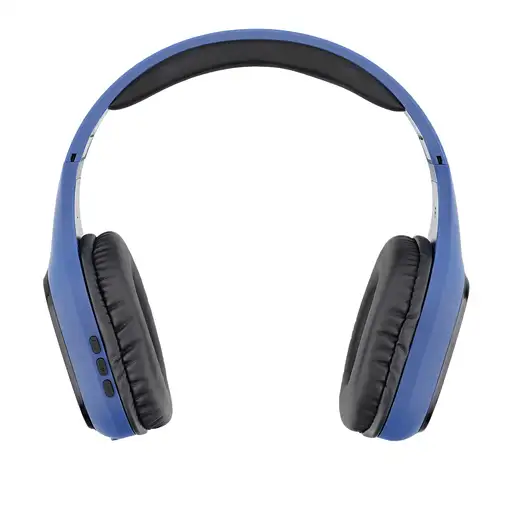 Auriculares Bluetooth supraaurales Tellur Pulse con micrófono, color azul