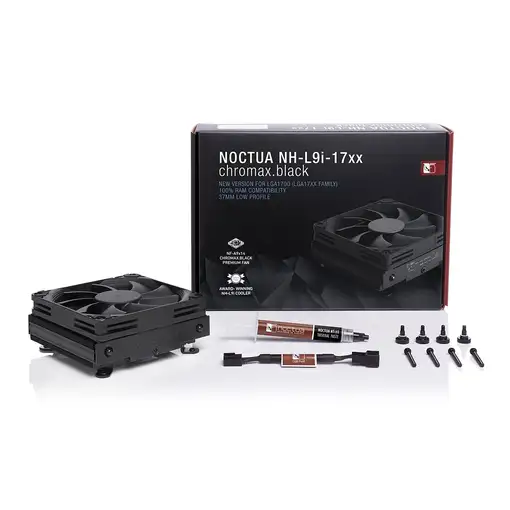 Noctua NH-L9I-17XX CH.BK sistema de refrigeración para ordenador Procesador Ventil