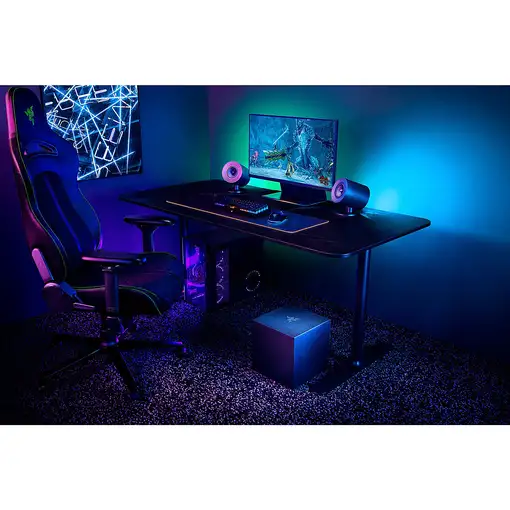 Razer Nommo V2 Rango completo Negro Inalámbrico y alámbrico