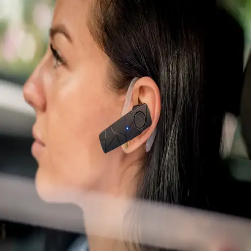 Auriculares Bluetooth Tellur Vox 60, cargador de coche, negro