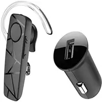Auriculares Bluetooth Tellur Vox 60, cargador de coche, negro