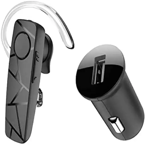 Auriculares Bluetooth Tellur Vox 60, cargador de coche, negro