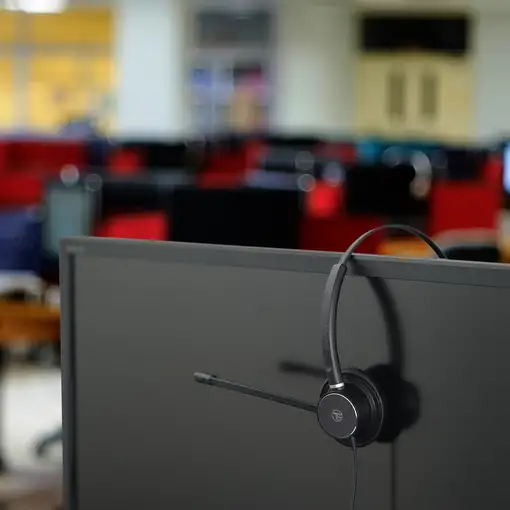 Voice 420 Auriculares, centro de llamadas con cable, binaurales, USB, Jack, negro