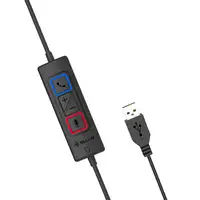 Voice 420 Auriculares, centro de llamadas con cable, binaurales, USB, Jack, negro