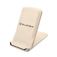 Cargador rápido de escritorio inalámbrico Tellur Green Qi, 15W