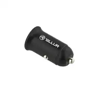 Cargador de coche Tellur FCC7, PD Max 60W, QC 30W, negro