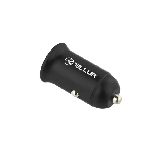 Cargador de coche Tellur FCC7, PD Max 60W, QC 30W, negro