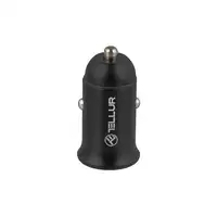 Cargador de coche Tellur FCC7, PD Max 60W, QC 30W, negro