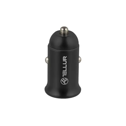 Cargador de coche Tellur FCC7, PD Max 60W, QC 30W, negro