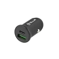 Cargador de coche Tellur FCC7, PD Max 60W, QC 30W, negro