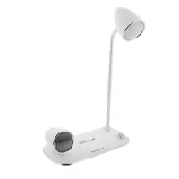 Tellur Nostalgia Cargador de Escritorio Inalámbrico 15W, Altavoz BTH