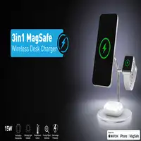 Cargador de escritorio inalámbrico 3 en 1 MagSafe Tellur certificado