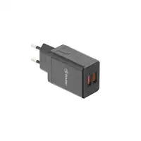 Cargador de pared Tellur Basic HC204, 2xUSB, 2.4A, negro