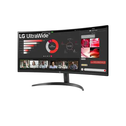 LG 34WR50QC-B.AEU pantalla para PC 86,4 cm (34") 3440 x 1440 Pixeles UltraWide Qua