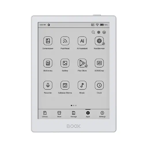 Boox Go 6 - eReader 6\ Blanco - Android 11 con Play Store