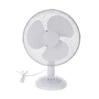 Well Home Ventilador de mesa, cabezal ajustable y oscilante