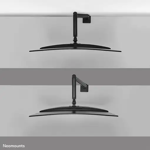 Neomounts DS70PLUS-450BL1 Brazo de monitor 17-49" - resorte de gas - Topfix - Tope