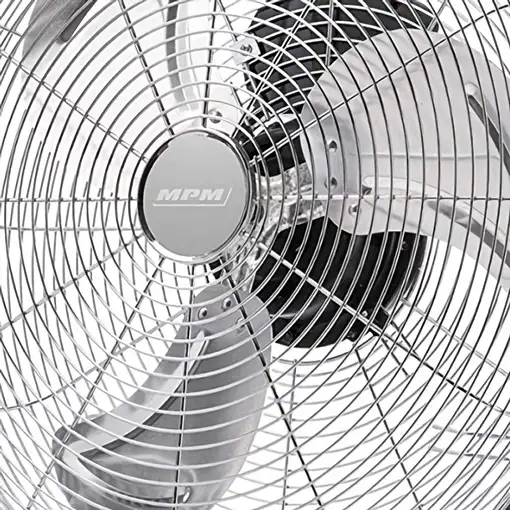 Ventilador Industrial Suelo, 35 cm, Cuerpo Metal, 3 Aspas Metálicas MPM, MWP-04